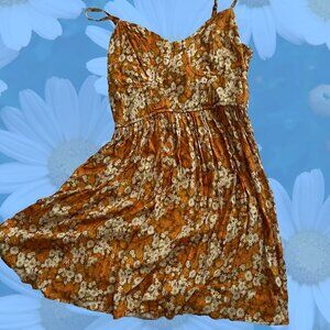 Wild Fable Daisy Yellow and Orange Summer-dress